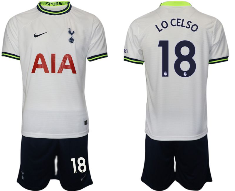 Men 2022-2023 Club Tottenham Hotspur home white #18 Soccer Jersey